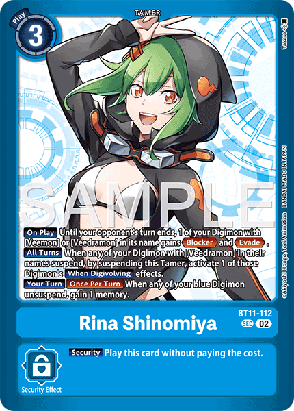 BT11-112, SEC, Rina Shinomiya (LM08 Reprint)