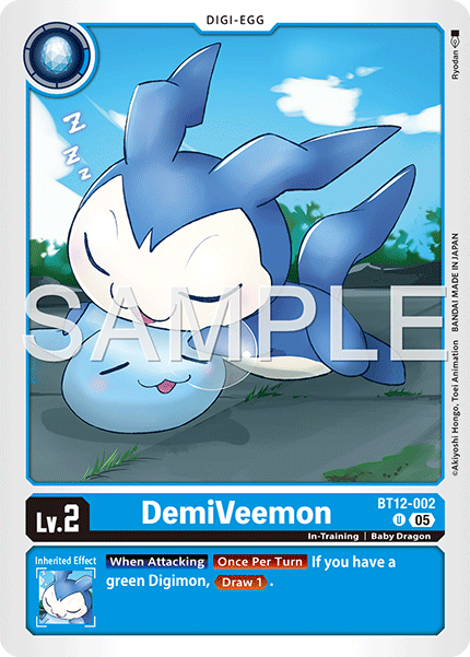 BT12-002, UC, DemiVeemon (AD1 Reprint)
