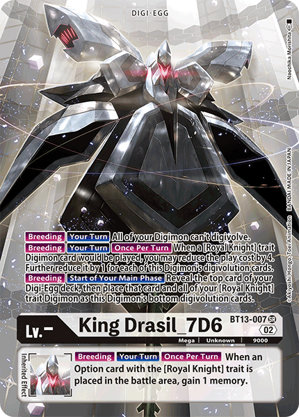 BT13-007 SR, King Drasil_7D6 (Alternate Art)