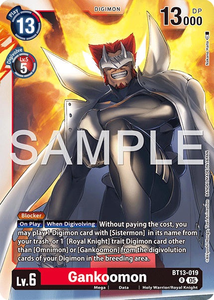 BT13-019, R, Gankoomon (AD1 Reprint)