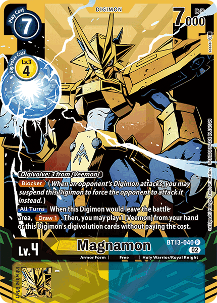 BT13-040 R, Magnamon (Alternate Art)