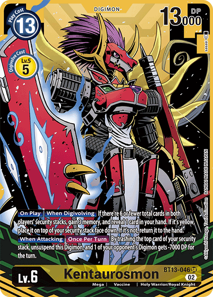 BT13-046 SR, Kentaurosmon (Alternate Art)