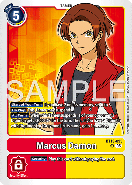 BT13-095, R, Marcus Damon (AD1 Reprint)