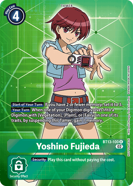 BT13-100 R, Yoshino Fujieda (Box Topper)