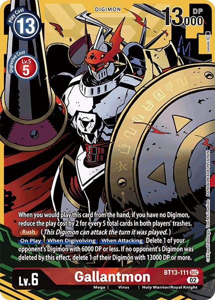 BT13-111 SEC, Gallantmon (Alternate Art)