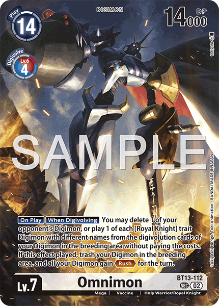 BT13-112 SEC, Omnimon (LM07 Reprint)