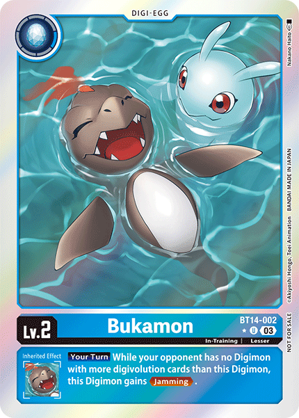 BT14-002, UC, Bukamon (Box Topper)