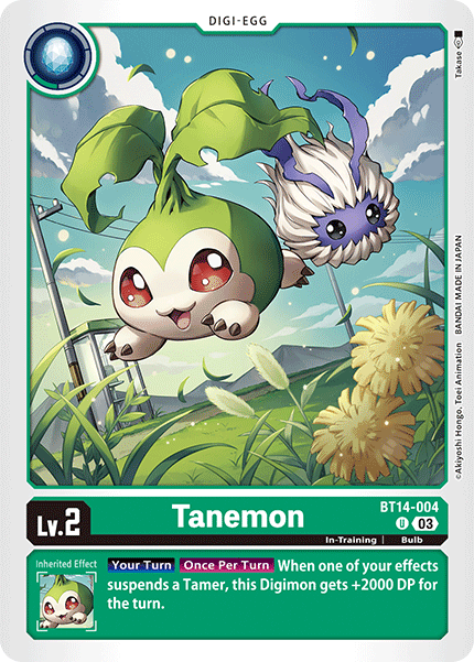 BT14-004, UC, Tanemon