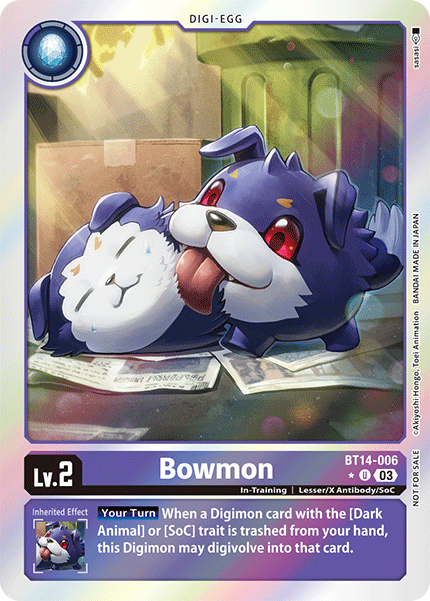 BT14-006, UC, Bowmon (Box Topper)