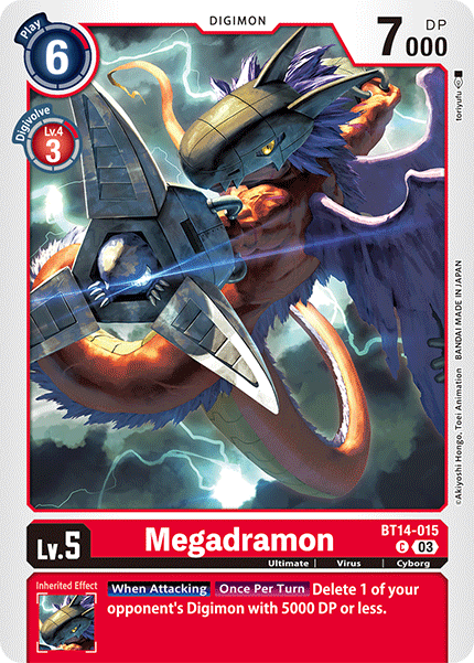 BT14-015, C, Megadramon