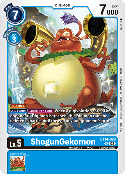 BT14-028, UC, ShogunGekomon