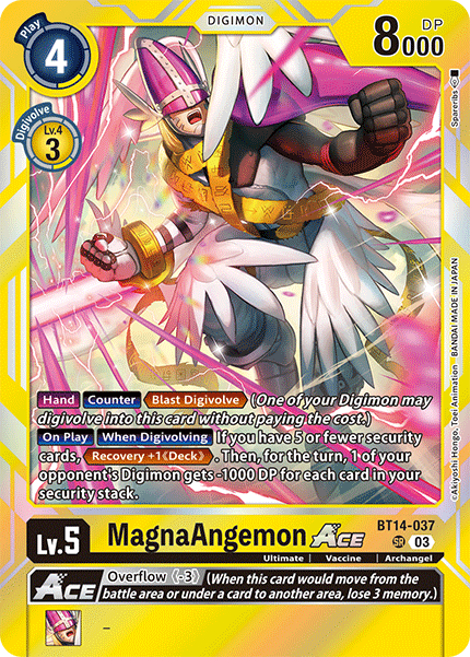 BT14-037, SR, MagnaAngemon ACE