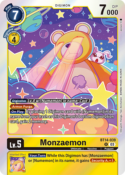 BT14-039, R, Monzaemon