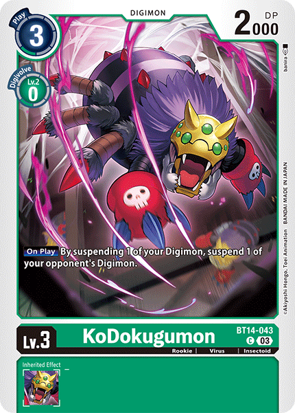 BT14-043, C, KoDokugumon