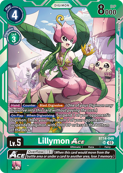 BT14-049, SR, Lillymon ACE