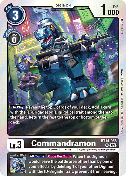 BT14-056, SR, Commandramon