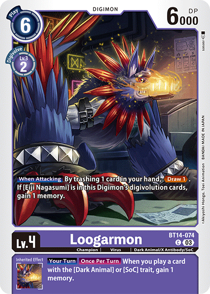 BT14-074, C, Loogarmon