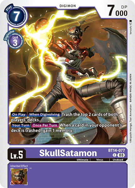 BT14-077, C, SkullSatamon