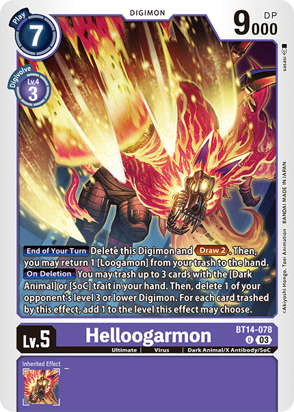 BT14-078, UC, Helloogarmon