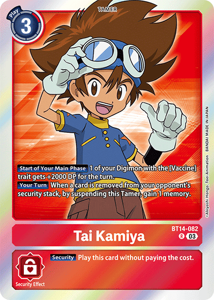 BT14-082, R, Tai Kamiya