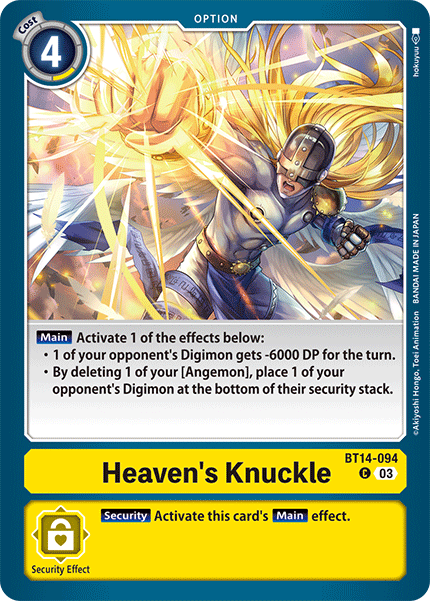 BT14-094, C, Heaven's Knuckle