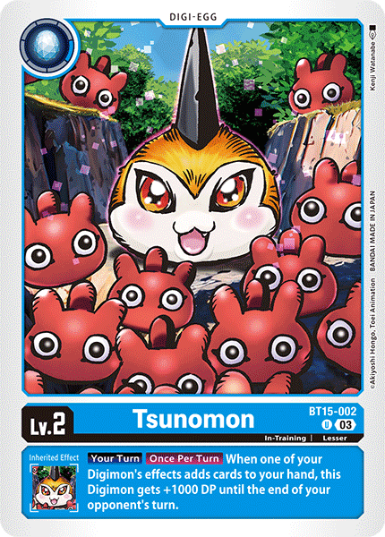 BT15-002, U, Tsunomon