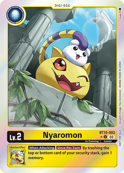 BT15-003, U, Nyaromon (BT15 Box Topper)