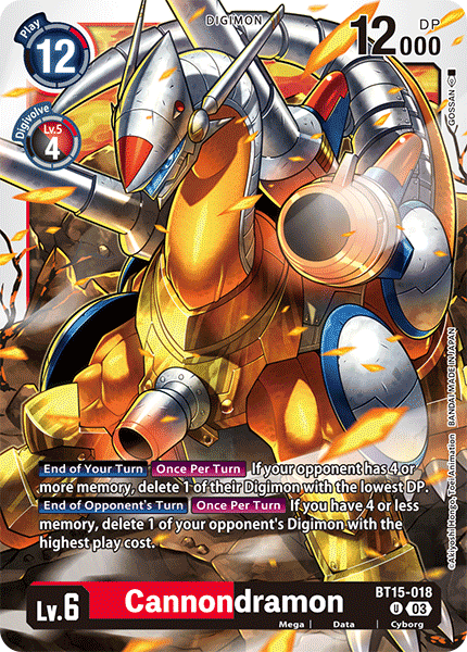 BT15-018, U, Cannondramon