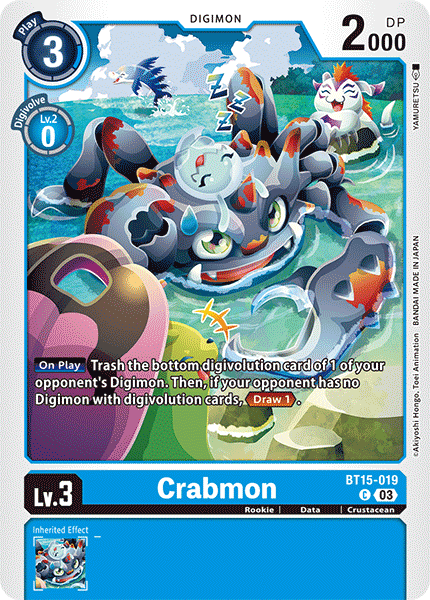 BT15-019, C, Crabmon