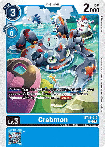 BT15-019, C, Crabmon