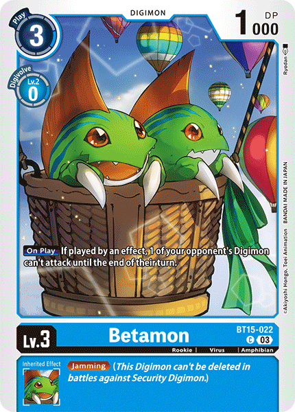 BT15-022, C, Betamon