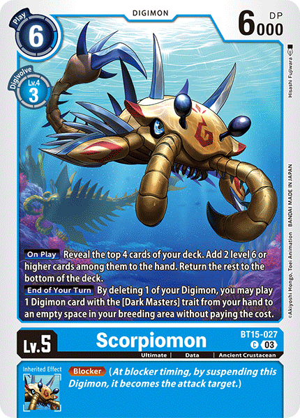 BT15-027, C, Scorpiomon