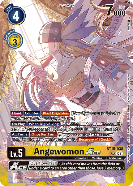 BT15-038, SR, Angewomon ACE (BT21 Box Topper)
