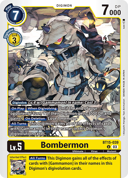 BT15-039, U, Bombermon