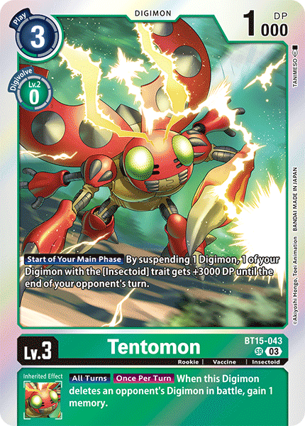 BT15-043, SR, Tentomon