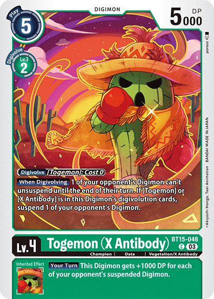 BT15-048, C, Togemon (X Antibody)