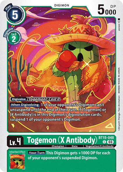 BT15-048, C, Togemon (X Antibody)