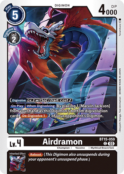 BT15-059, C, Airdramon