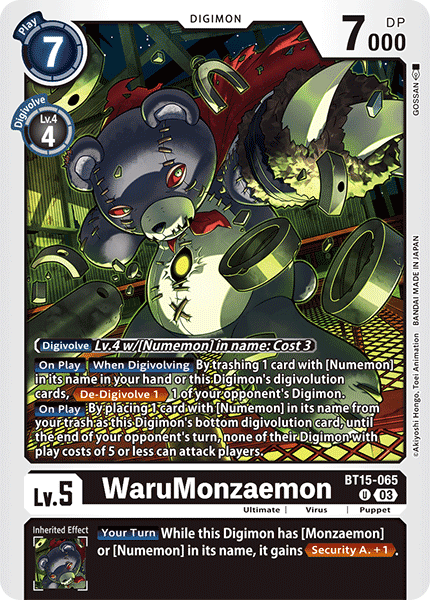 BT15-065, U, WaruMonzaemon