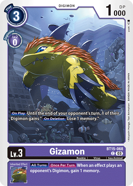 BT15-068, C, Gizamon