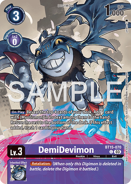 BT15-070, C, DemiDevimon (EX10 Box Topper)