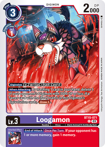 BT15-071, C, Loogamon