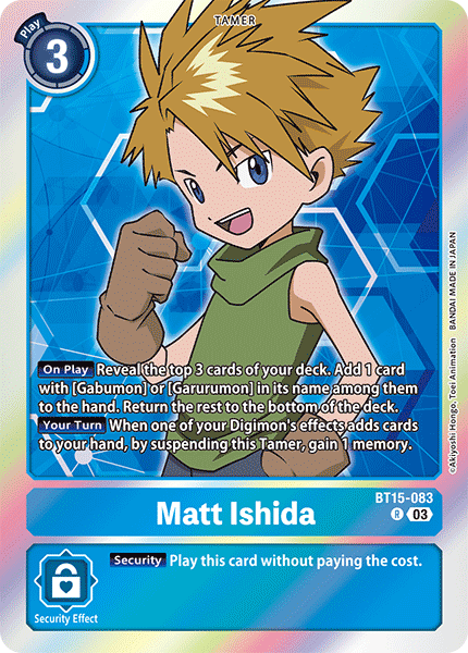 BT15-083, R, Matt Ishida