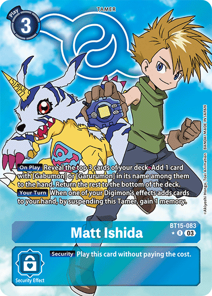 BT15-083, R, Matt Ishida (Alternate Art)