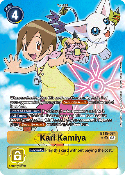 BT15-084, R, Kari Kamiya (Alternate Art)