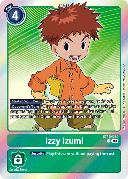 BT15-085, R, Izzy Izumi