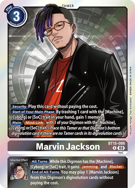 BT15-086, R, Marvin Jackson