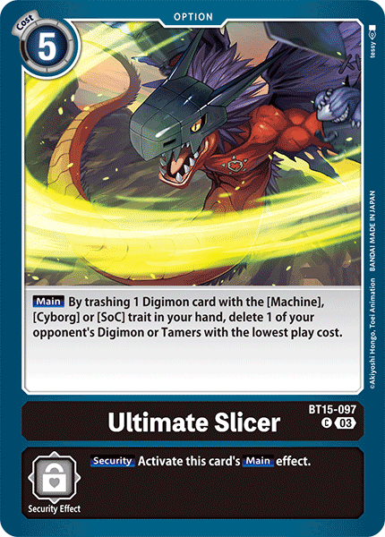 BT15-097, C, Ultimate Slicer