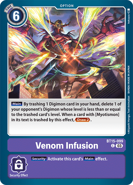 BT15-099, C, Venom Infusion