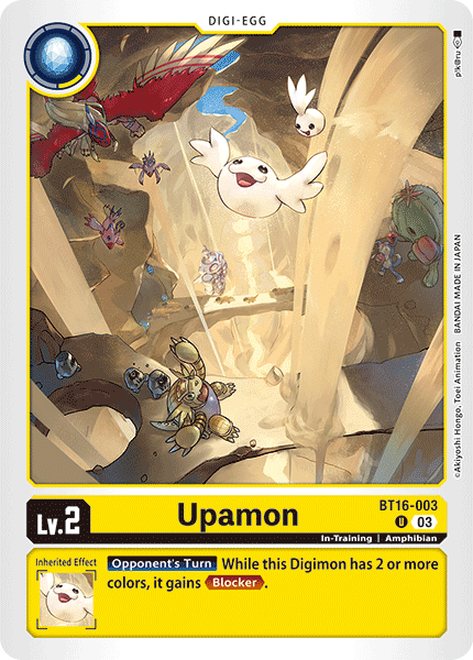 BT16-003, UC, Upamon